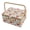 Ora.nge  Bottom, variant on Closures Fabric Sewing Storage Box With Removable Dividers And Comfortable Handle For Easy Transportation