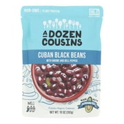 A Dozen Cousins - Ready to Eat Beans - Cuban Black Beans - 10 oz. Pouch