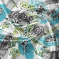 thumbnail image 5 of Ambesonne Rose Valance Pack of 2, Watercolor Effect, 54"X12", Multicolor, 5 of 5