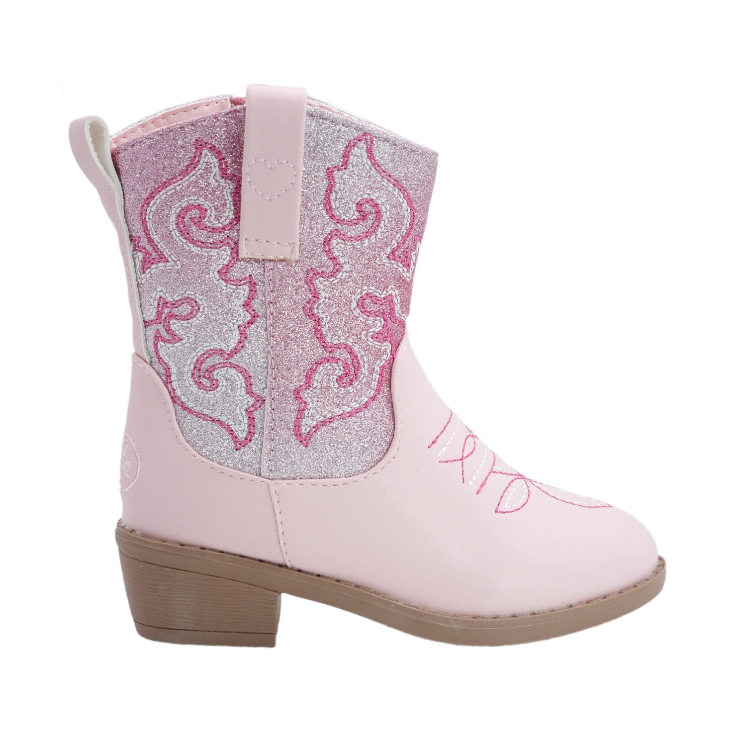 Pawz Little & Big Girls' Glitter Western Boots
