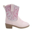 thumbnail image 2 of Pawz Little & Big Girls' Glitter Western Boots, 2 of 5