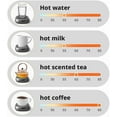 thumbnail image 5 of Fast Heating Mug Warmer,Smart Coffee Mug Warmer for Milk, Tea, Cocoa and Waterwith 3 Adjustable Temperatures & 24 Hours Timer,Auto Shut on/Off Beverage Warmers Cup Heater for Desk,Office and Home, 5 of 13