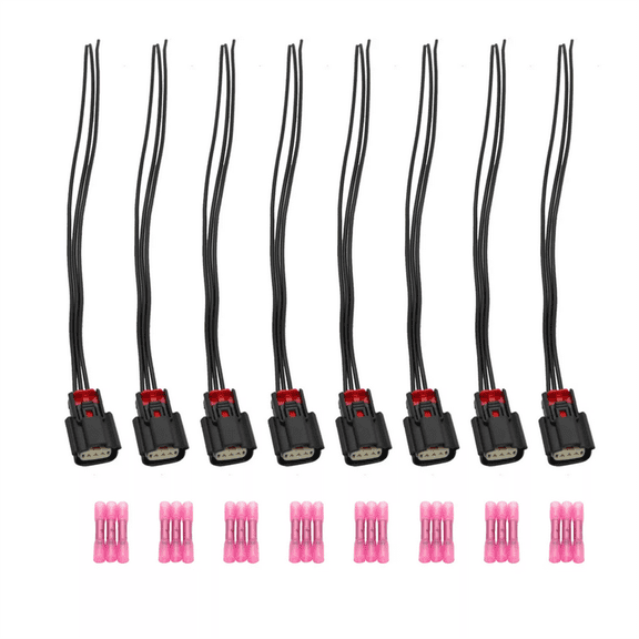 Furulu 8Pcs Ignition Coil Connector Harness For Ford Flex F150 Edge 9U2Z14S411EA