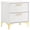 White, variant on Kendall 2-drawer Nightstand White