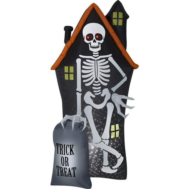 Airblown Inflatables G08 73259X Projection Skeleton &auntedouse-Starspinner, Multi Color - 8 x 4 x 4 ft.