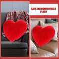 thumbnail image 3 of KAKOWELY Almohada de corazón de peluche, almohada en forma de corazón, almohada decorativa para habitación, almohada de peluche de corazón para boda, 3 of 5