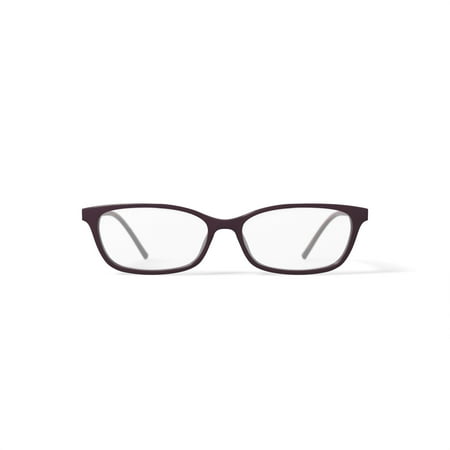 DKNY Women's DK5006 Prescription Eyeglasses with Case, Burgundy