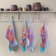 thumbnail image 4 of Multi-Purpose Kitchen Towels 28x18 Inch Dishcloths with Hanging Loop Decorative and Practical Towels for Kitchen, Dining Red and Orange Butterflies, 4 of 6