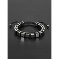 thumbnail image 2 of West Coast Jewelry Men's Hematite Cube Stone Bead Adjustable Bracelet (8mm), 2 of 5