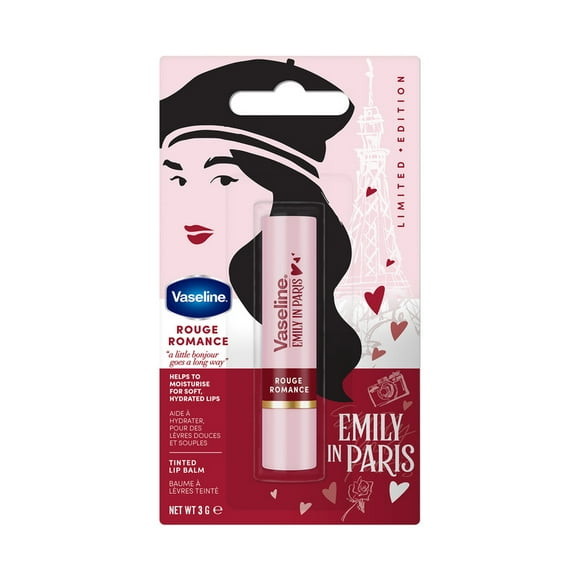 Balsamo labial vaseline rouge romance emily