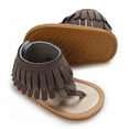 thumbnail image 6 of Aojekbee Baby Girl Thong Tassel Sandals Breathable Soft Rubber Sole Non-Slip Open Toe Shoes Newborn Infant Toddler Shoes for Summer, 6 of 10