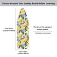 thumbnail image 5 of HELLHERO Lemon Floral Ironing Board Cover, Soft Ironing Board Cover, Non Stick Scorch and Stain Resistant Standard Size 15x54 Inch with Elastic Edges, 5 of 5