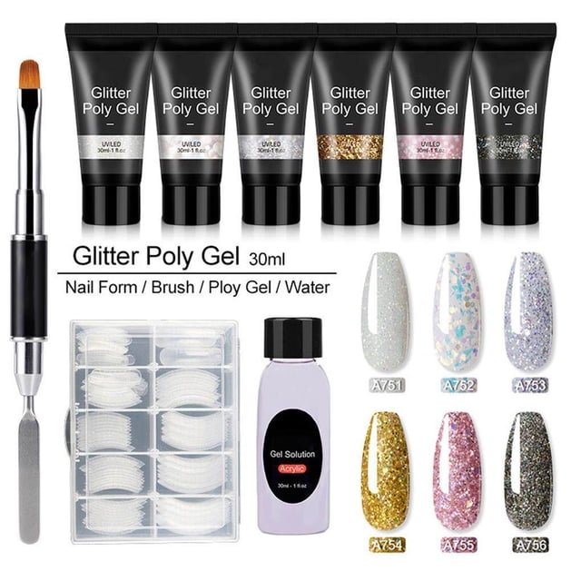 Nail Extension Gel Set DIY Nail Art Tool Kits Practical Extension Gel for Nail