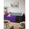 thumbnail image 6 of Purple Grey Couch Cover for Dogs, Modern Purple Geometric Washable Sofa Covers Slipcover for Pets Dogs Futon Cover, Couch Recliner Covers, Oversized Chair Slipcover 71"x91", 6 of 9