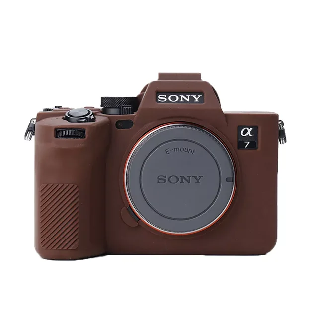 GadgetCom Étui de Remplacement Compatible avec Sony Alpha 7 IV A7M4, Coque de Protection en Silicone Souple pour Appareil Photo