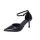 thumbnail image 1 of Correas de Tacón para Tacones Altos de Moda Y Versátil de las Mujeres de Tamaño Mayor Correa de Hebilla Zapatos de Dedo Cerrado Estilo Primavera / Verano Zapatos de Tacones Altos Modernos Y Cómodos Z, 1 of 9