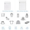 thumbnail image 3 of GIXUSIL 2 Pcs Large 24*24 in Heavy Duty Mesh Laundry Bags, Durable Delicates Net Wash BagTravel Organization Washing Bag White, 3 of 8