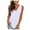 White womens tops, variant on Dianli Womens Summer Tops 2024 Solid Tunic V-Neck Sleeveless Summer T-Shirts Tank Blouses Tops Yellow xxxl