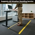 thumbnail image 5 of Anti Fatigue Mat Industrial, 84" x 35" Ergonomic Anti-Fatigue Standing Floor Mat, Comfortable, Durable and Anti-Slip Memory Foam Floor Mat for Workshops and Warehouses, 5 of 7