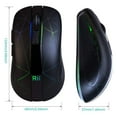 thumbnail image 4 of axGear Sans Fil Mouse RGB LED Lumières Rechargeables USB Nano Récepteur Souris Optiques, 4 of 7