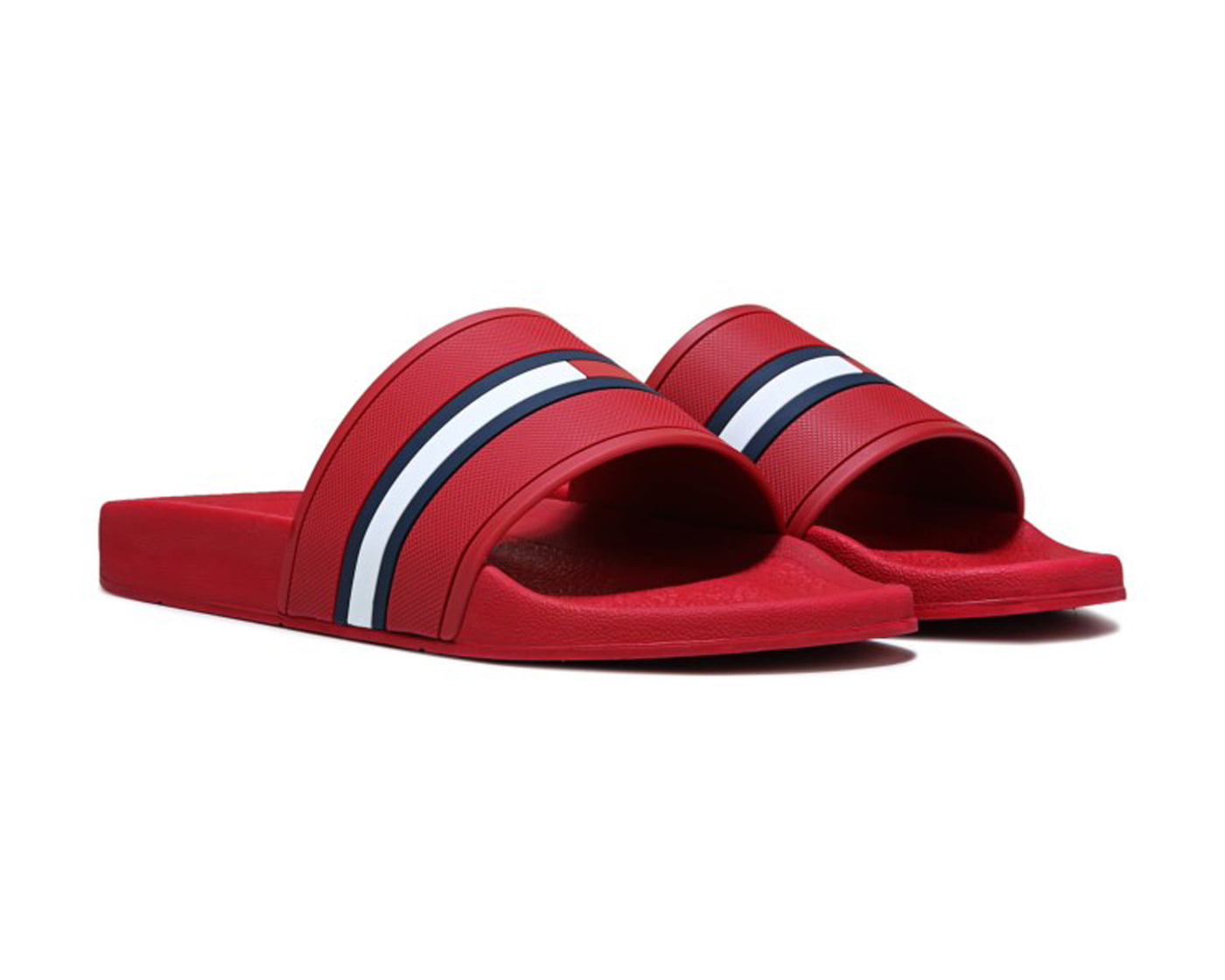 Tommy Hilfiger shoes - Tommy Hilfiger Men's Ennis Red Multi Slide ...