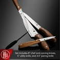 thumbnail image 3 of MAGEFESA MagWood Paring Knife – 3.5-Inch Stainless Steel Blade, Ergonomic Wooden Handle, 3 of 5