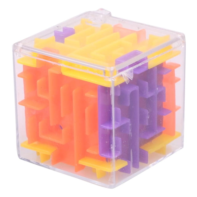 Cubo Laberinto Laberinto 3D cubo mágico juguete laberinto juego de rompecabezas rodante juguetes Tmvgtek libre de BPA