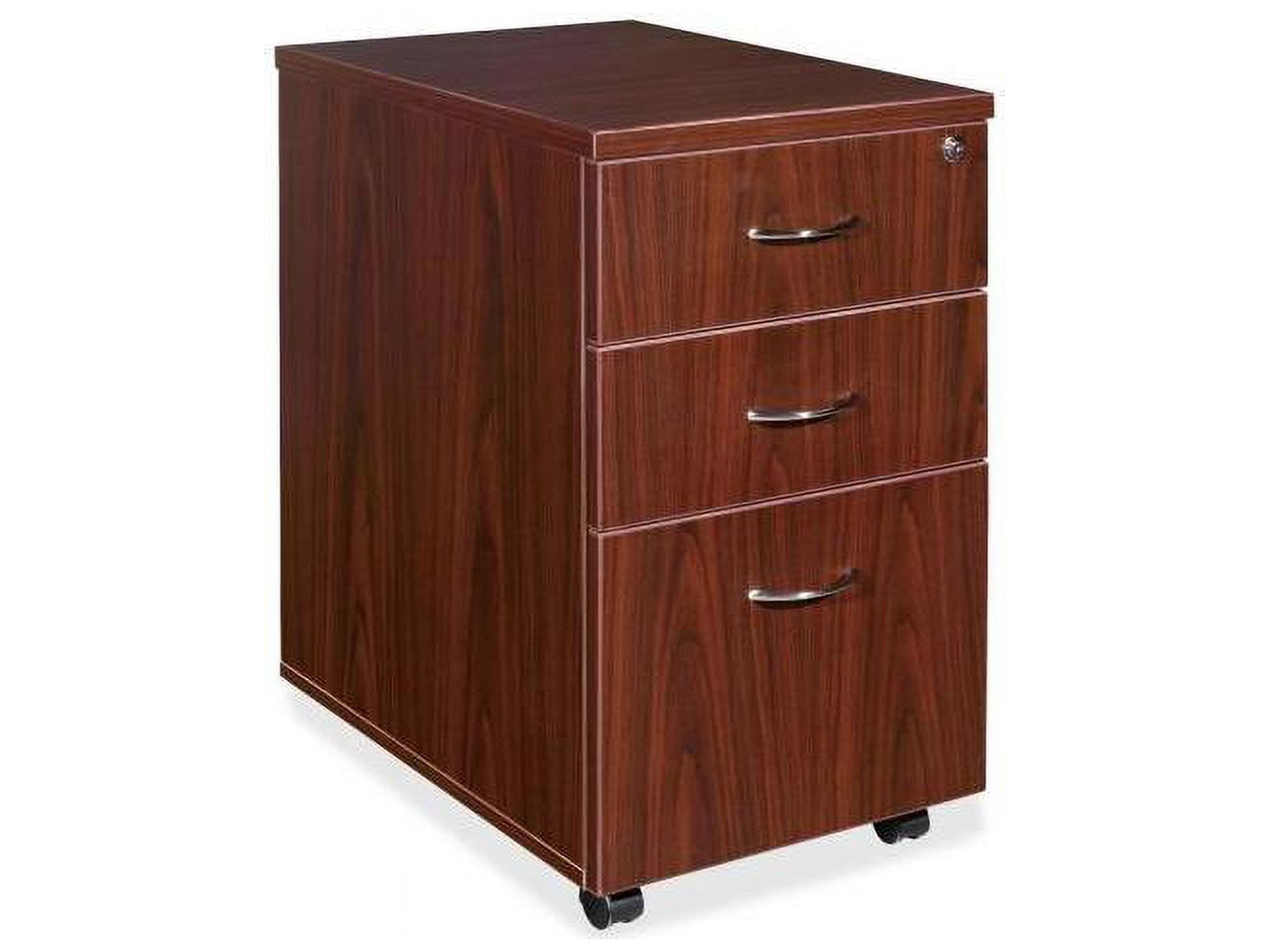Lorell, Essentials Pedestal - 3-Drawer, 1 Each