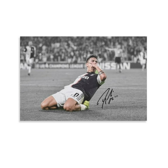 Paulo Dybala Canvas Poster Poster Decorative Painting Canvas Wall Art Living Room Posters Bedroom Painting 24x36inch(60x90cm)