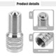 thumbnail image 3 of BESTYASH 5Ud Extensor De Válvula De Neumático En Metal Para Auto Color Plata Fácil Instalación, 3 of 6