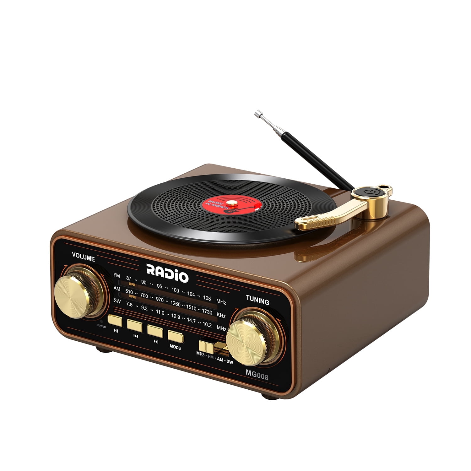 UMUTOO MG008 Classic Vintage Radio AM/FM/SW Bluetooth photo 7