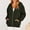 Army Green, variant on AOOCHASLIY Fashion Sweatshirt Womens V Neck Pullover Zipper Pocket Tops Long Sleeve Hooded Blouse