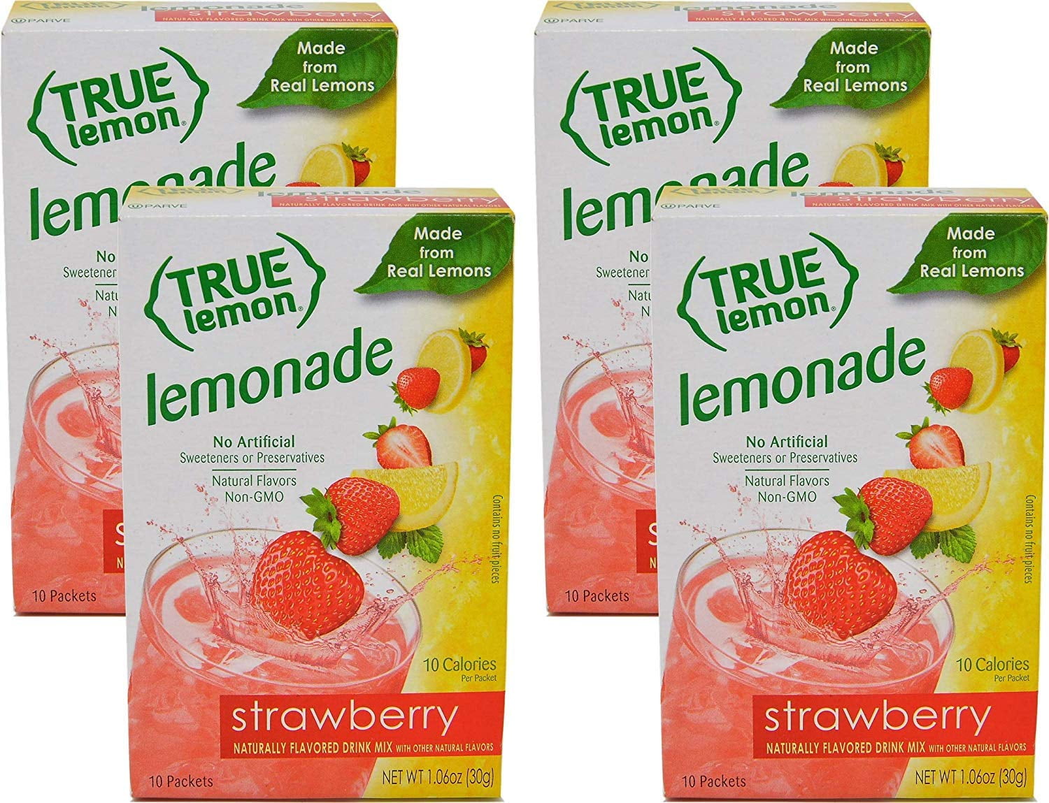 True Citrus STRAWBERRY LEMONADE (Pack of 4) 10ct each box