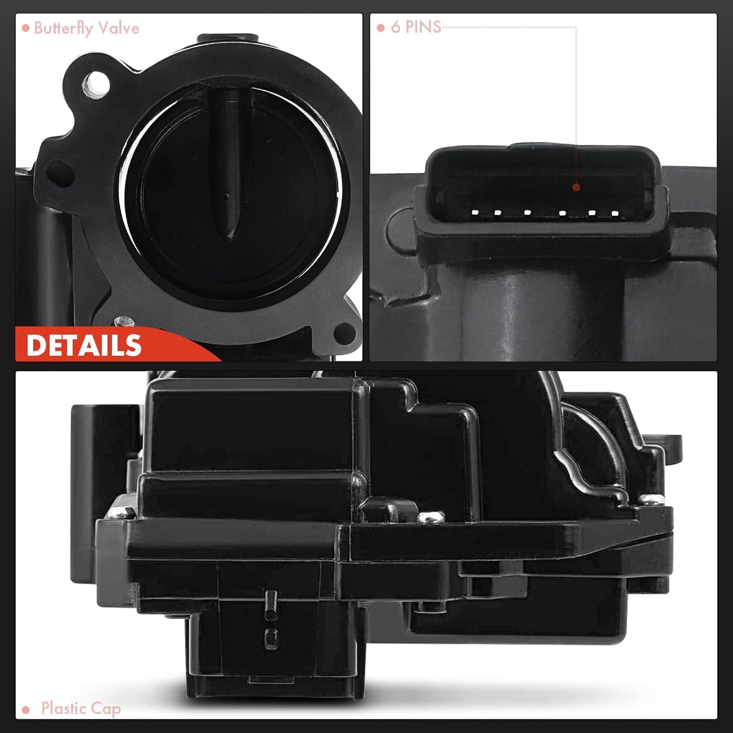 A-Premium Electronic Throttle Body Compatible with Mini Cooper 2007-2015, Cooper Countryman 2011-2016, Cooper Paceman 2013-2016, R52 R56 R57 R60 R61 1.6L {Turbocharged Only} Replace#13547528179