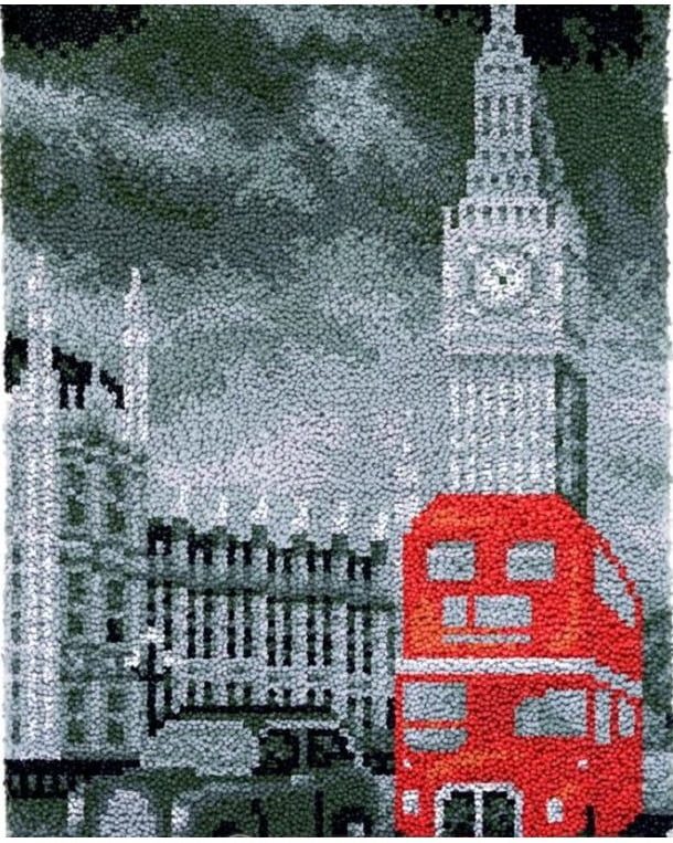 London Rug Making Latch Hooking Kit