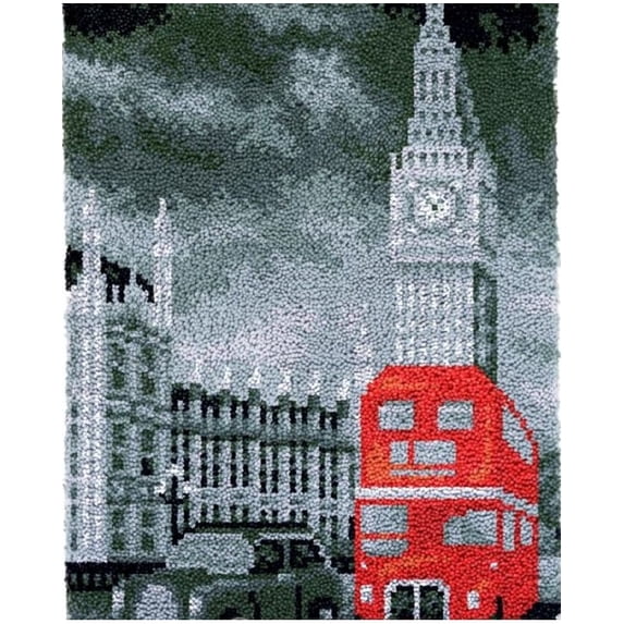 London | Rug Making Latch Hooking Kit