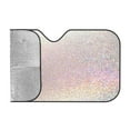 thumbnail image 2 of Kdxio Glitter Light Pearl Print Windshield Sun Shade, Foldable Sun Blocker for Car,Truck,SUV Automotive Interior Sun Protection,Reflective Shade for Front Windshield(Small), 2 of 7