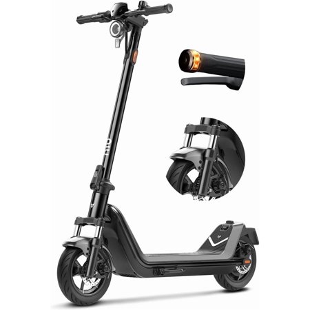 NIU K100P/K200F/K300P Electric Scooter Adults - E Scooter with Suspension, 600-900W Peak Power, 18-34 Miles Max Range, Top Speed 17.4-20MPH, Commuting E-Scooter, Folding Handlebars(Only K200F)