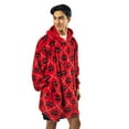 thumbnail image 3 of Marvel Deadpool Red Oversized Hooded Sweater, 3 of 7