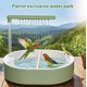 thumbnail image 4 of Bañera para pájaros, ducha automática para pájaros con grifo circulante • Accesorios para jaula, suministros para mascotas interiores • Estación de baño de plástico fácil para loros, 4 of 6