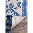 thumbnail image 5 of nuLOOM Noreen Kilim Tassel Area Rug, 6 x 9, Blue, 5 of 5