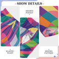 thumbnail image 6 of FORMRS Boys Pajama Pants with Pockets Size 13-14Y Kids Lounge Sleep Bottoms, Colorful Wavy Pattern, 6 of 8