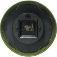 thumbnail image 5 of Infinity Instruments Retro Round Metal Wall Clock, Olive Green 9.5", 5 of 7