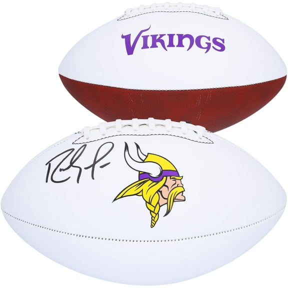 Randy Moss Minnesota Vikings Autographed Franklin White Panel Football - Fanatics Authentic Certified