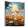 thumbnail image 2 of Designart "Tranquil Summer Field Of Flowers I" Flower Floater Framed Wall Decor, 2 of 5