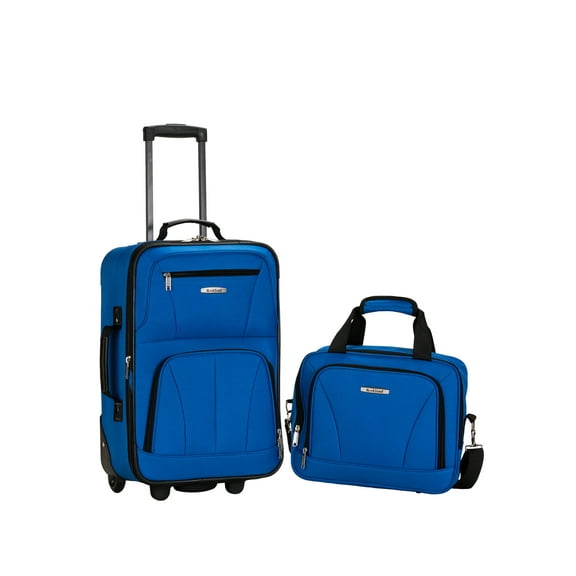 Rockland Fashion Softside Upright 2 Piece Luggage Set F102