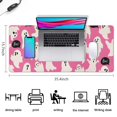 thumbnail image 5 of Long Mouse Pads for Desk,Halloween Ghosts with Boo Desk Mats on Top Of Desks, Desk Mouse Pad Extra Large with 3mm Non-Slip Base and Stitched Edge for Gaming,Office,Work,Home 35.4x15.7in, 5 of 5
