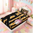 thumbnail image 4 of meiyoeat Girls Baseball Games Twin Sheets For Ball Gamer,Colorful Ice Cream Drip Bedding For Kids,3 Pieces, 4 of 6