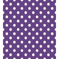 thumbnail image 3 of Ambesonne Eggplant Duvet Cover Set, White Polka Dots Retro, King, Purple White, 3 of 3