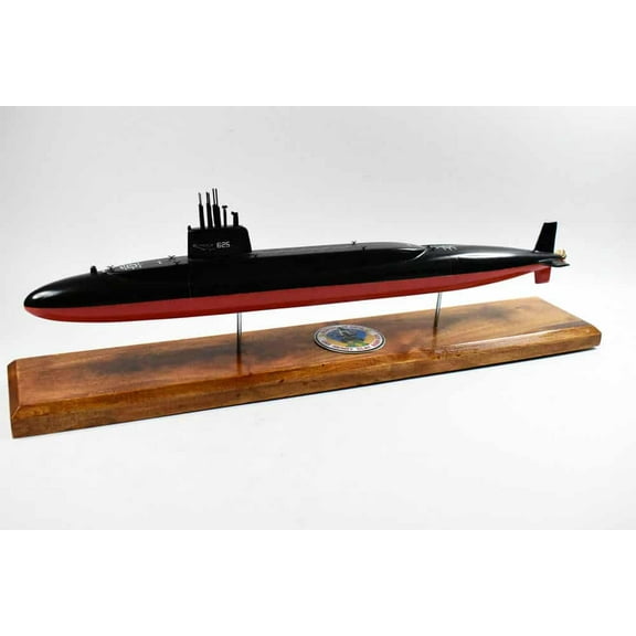 USS Henry Clay SSBN-625 Submarine Model,Navy,Scale Model,Mahogany,20 inch,Lafayette Class